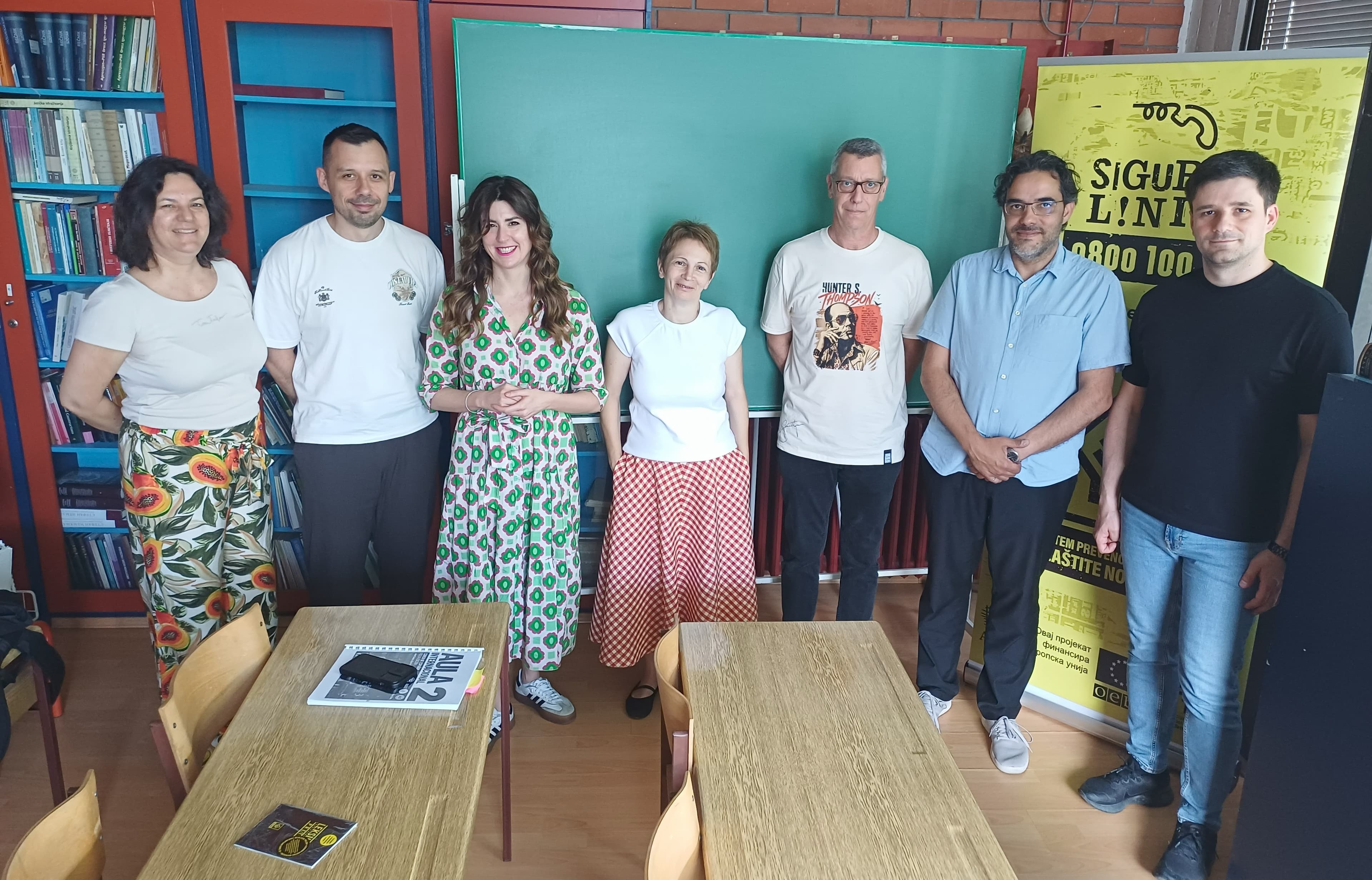 ANEM conducted a safety training session at the Faculty of Philosophy in Novi Sad.