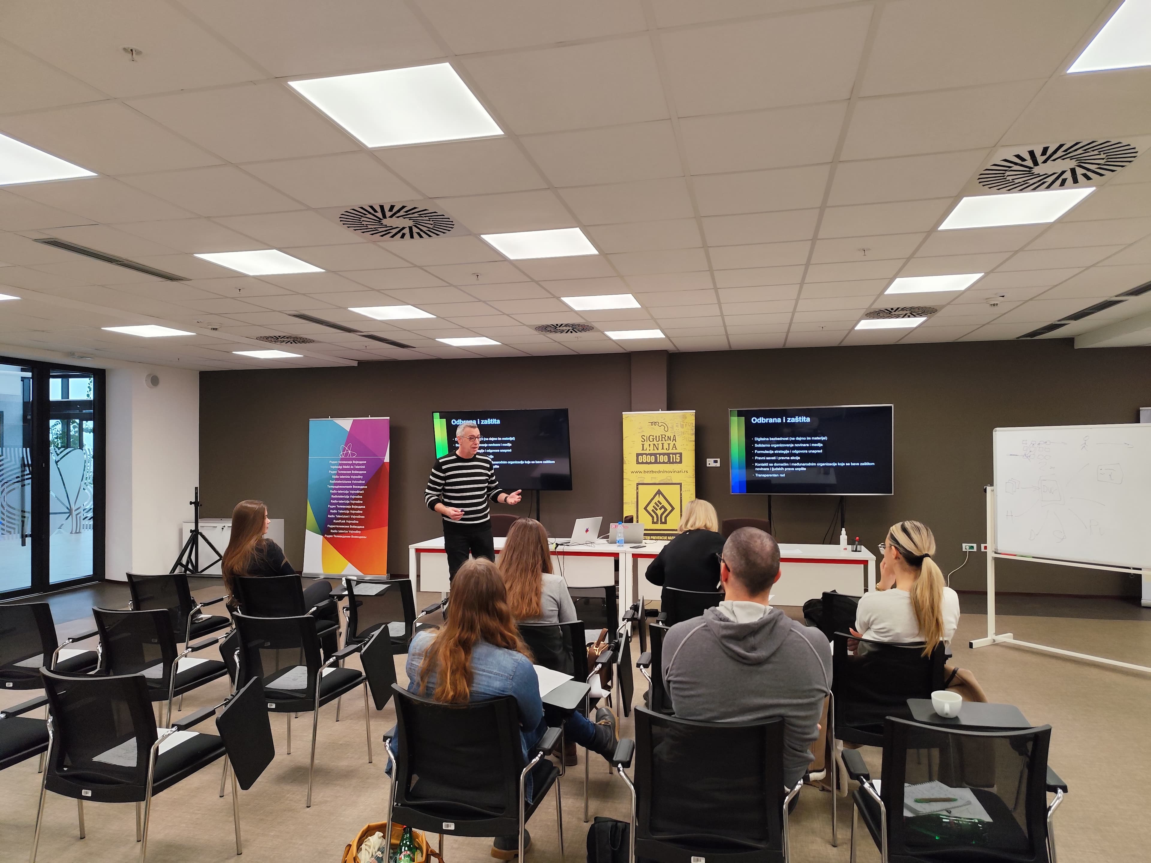 ANEM organizovao u redakciji RTV trodnevni trening za bezbednost novinara