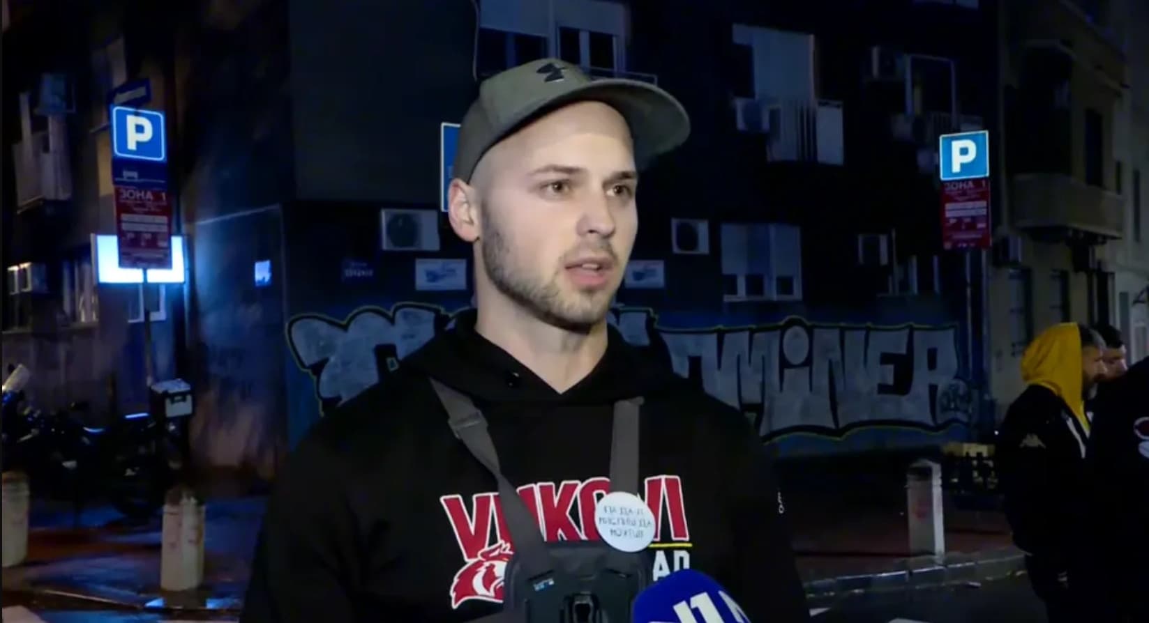 Journalist Luka Pešić was threatened not to take photos around Pioneer Park.